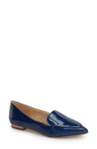 Women's Sole Society 'cammila' Pointy Toe Loafer M - Blue