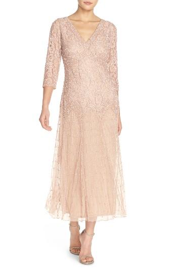 Women's Pisarro Nights Beaded Mesh Dress