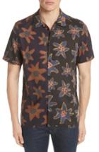 Men's Ps Paul Smith Floral Print Shirt - Black