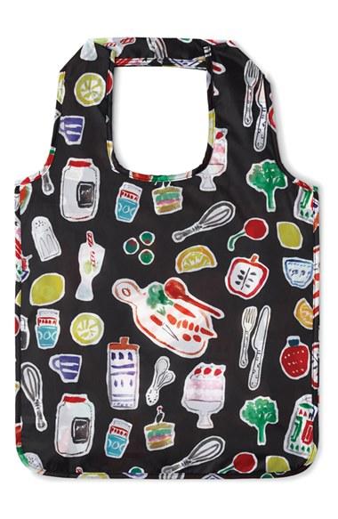Kate Spade New York Print Nylon Shopping Tote -