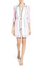 Women's Kut From The Kloth Adyson Tie Waist Shirtdress