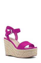 Women's Nine West Do It Right Platform Wedge Sandal M - Pink