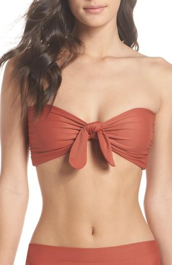 Women's Static Fairfax Bandeau Bikini Top - Orange