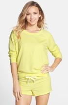 Women's Honeydew Intimates Burnout French Terry Sweatshirt - Yellow