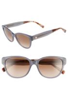 Women's Max Mara Leisure 55mm Cat Eye Sunglasses - Brown/ Grey