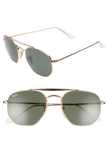 Women's Ray-ban 54mm Gradient Sunglasses - Gold Green