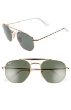 Women's Ray-ban 54mm Gradient Sunglasses - Gold Green