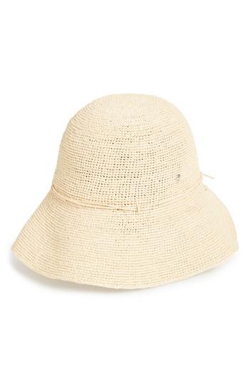 Women's Helen Kaminski '9 Villa' Raffia Straw Hat - Blue