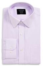 Men's Nordstrom Men's Shop Traditional Fit Non-iron Solid Dress Shirt .5 - 32/33 - Purple