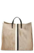 Clare V. Simple Stripe Suede Tote - None