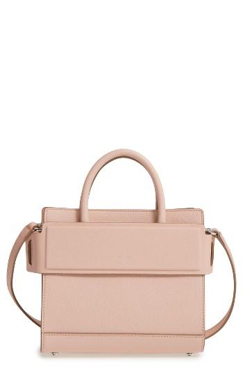 Givenchy Mini Horizon Grained Calfskin Leather Tote - Pink