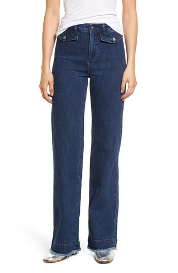 Women's Rebecca Minkoff Elwood Wide Leg Jeans - Blue