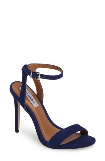 Women's Steve Madden Landen Ankle Strap Sandal M - Blue
