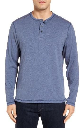 Men's Tommy Bahama Quick Wick Henley - Blue