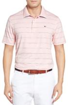 Men's Vineyard Vines Litchfield Stripe Moisture Wicking Polo
