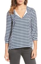 Women's Cooper & Ella Valentine Tie Front Blouse - Blue