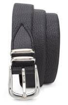 Men's Eleventy Stretch Leather Belt 0 Eu - Brown