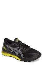 Men's Asics Gel-nimbus 21 Running Shoe D - Black