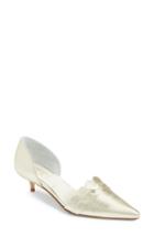 Women's Something Bleu Cirrus Cutout D'orsay Pump .5 M - Metallic