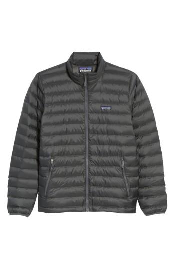 Men's Patagonia Water Repellent Down Jacket - Grey