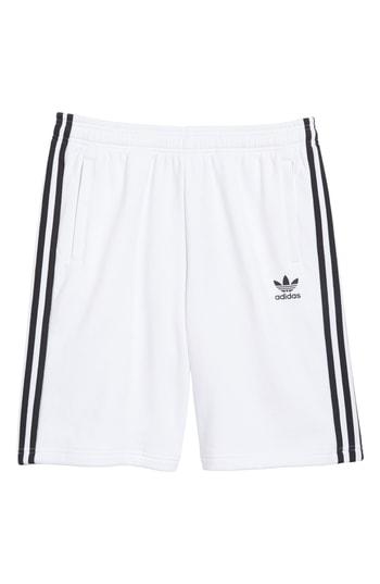 Men's Adidas Originals 3-stripes Shorts, Size - White