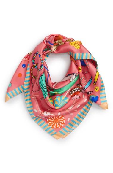 Women's Karen Mabon 'bedroom Floor' Silk Square Scarf