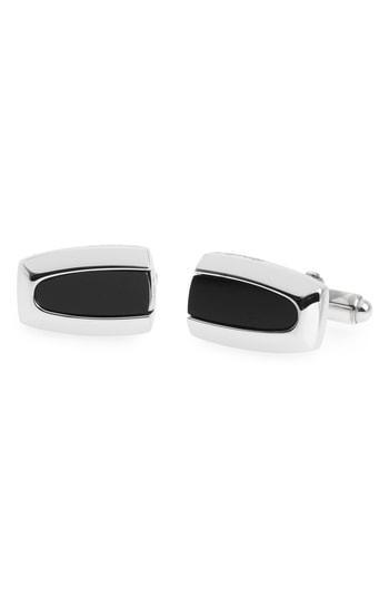 Men's Lanvin Onyx Inset Cuff Links
