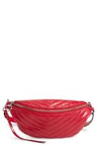 Rebecca Minkoff Edie Leather Belt Bag - Red