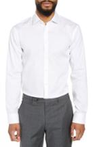 Men's Nordstrom Men's Shop Extra Trim Fit Non-iron Solid Dress Shirt .5 - 32/33 - Purple