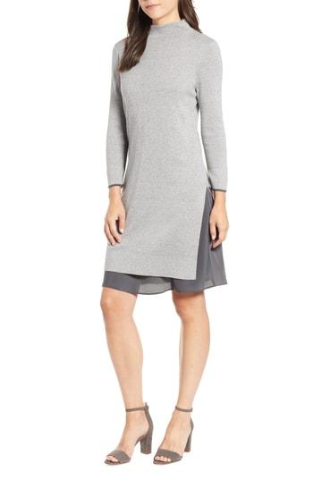 Women's Nic+zoe Ready To Go Mixed Media Dress - White