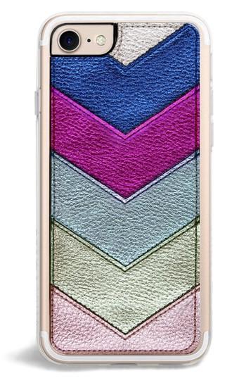 Zero Gravity Faux Leather Iphone X Case - Pink