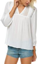 Women's O'neill Mara Crochet Top - White