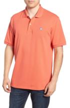 Men's Southern Tide 'skipjack Micro Pique' Stretch Cotton Polo - Orange