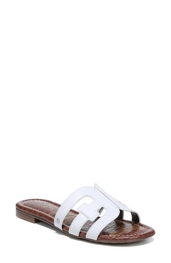 Women's Sam Edelman Bay Cutout Slide Sandal M - White