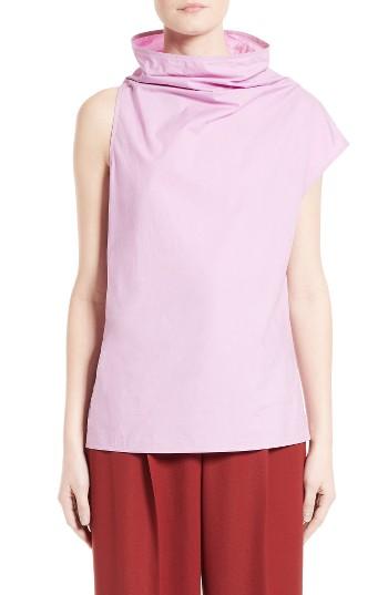 Women's Marni Poplin Funnel Neck Top Us / 40 It - Pink