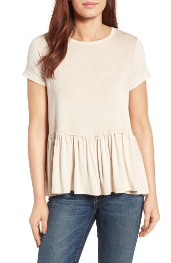 Women's Bobeau Short Sleeve Peplum Tee