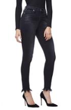 Women's Good American Good Waist Fray Hem Skinny Jeans