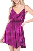 Women's Green Dragon Negril Cowl Neck Cover-up Dress - Pink