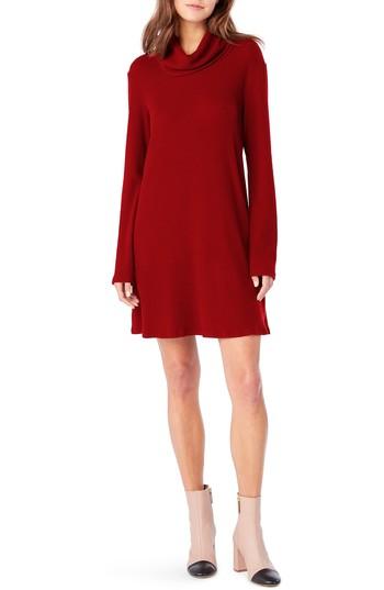 Women's Michael Stars Cowl Neck Knit Dress - Red
