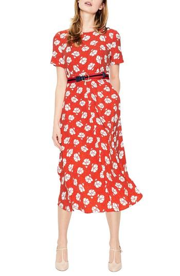 Women's Boden Ruth Midi Dress - Red