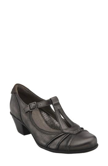 Women's Earth 'wanderlust' T-strap Pump .5 M - Metallic