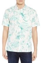 Men's Tommy Bahama El Botanico Regular Fit Cotton & Silk Sport Shirt - White
