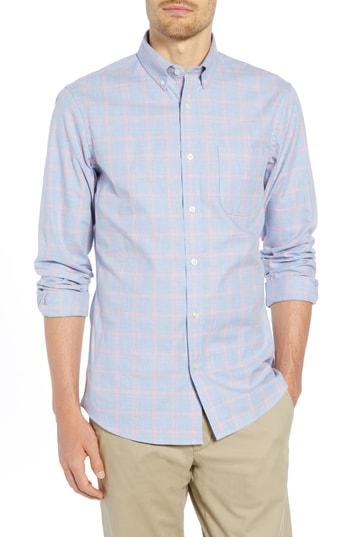 Men's 1901 Slim Fit Chambray Sport Shirt - Blue