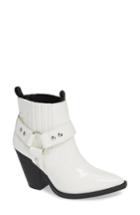 Women's Jane And The Shoe Lincoln Bootie M - White