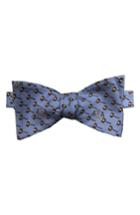 Men's Lazyjack Lawyer Silk Bow Tie, Size - Blue