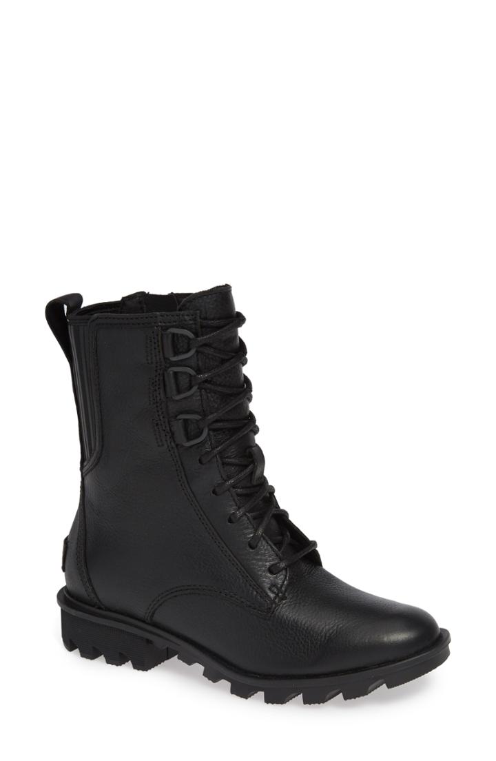 Women's Sorel Phoenix Lace-up Boot M - Black