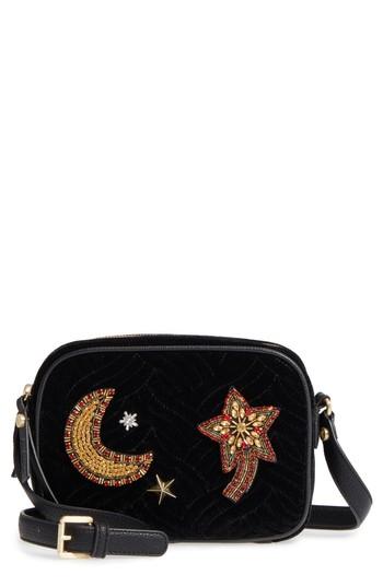 Sam Edelman Perri Velvet Camera Crossbody Bag -