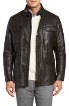 Men's Peter Millar Woodland Discovery Deerskin Leather Jacket