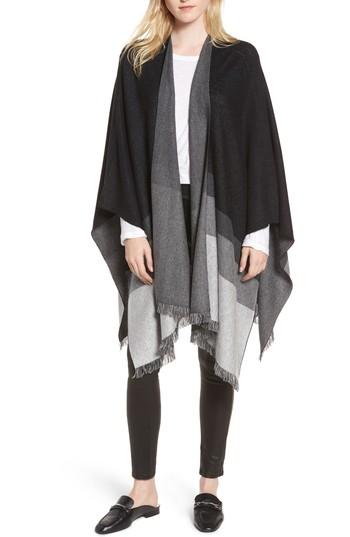 Women's Splendid Ridgewood Poncho - Black