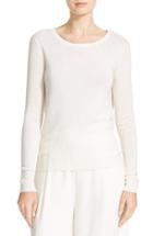 Women's Diane Von Furstenberg Kylee Merino Wool & Silk Pullover, Size - Ivory